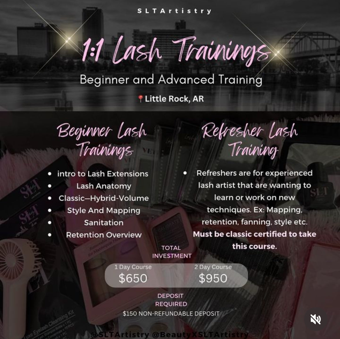 1:1 Lash Trainings
