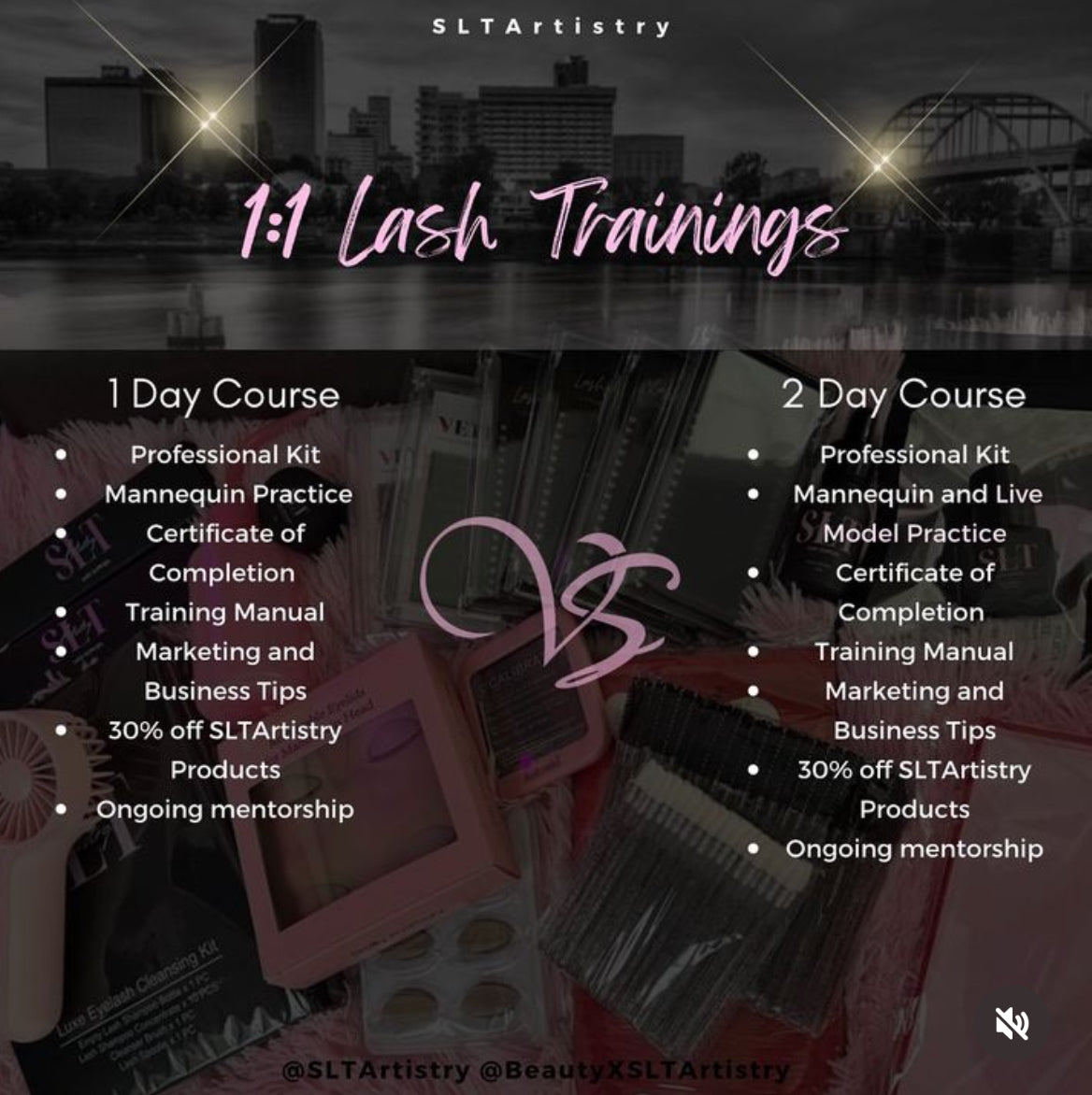 1:1 Lash Trainings