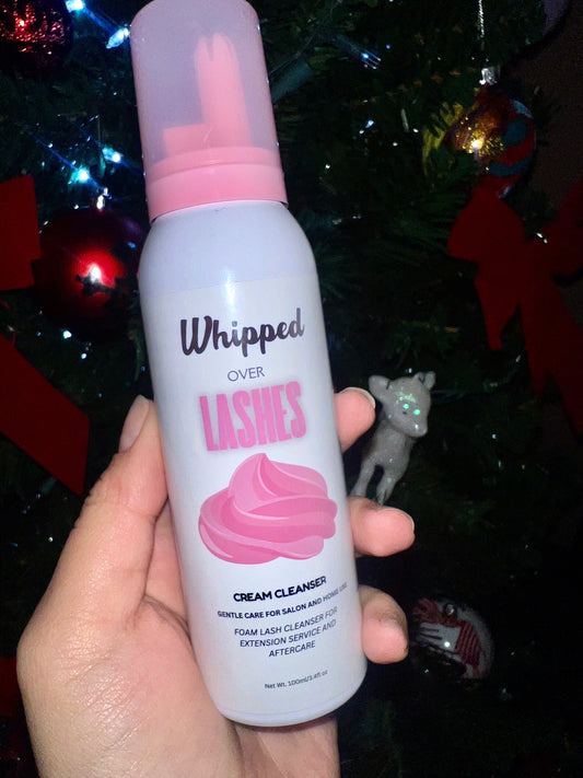 Whipped over lashes lash cleanser